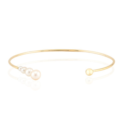 Bracelet en argent et Perle blanche de culture d'eau douce
