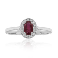 Bague en or et Rubis AAA du Mozambique