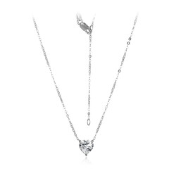 Collier en argent et Topaze blanche