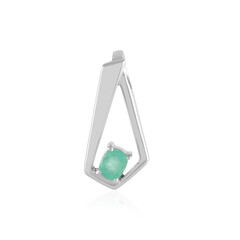 Pendentif en argent et Emeraude de Russie