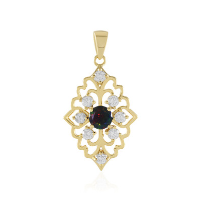 Pendentif en argent et Opale Mezezo (Adela Silber)