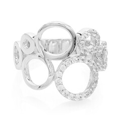 Bague en argent et Zircon