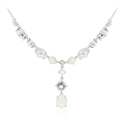 Collier en argent et Opale Welo