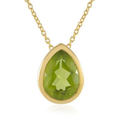 Collier en argent et Péridot
