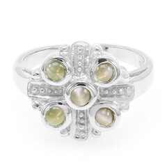 Bague en argent et Alexandrite œil-de-chat