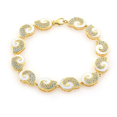 Bracelet en argent et Topaze bleu Suisse