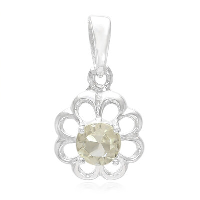 Pendentif en argent et Orthose