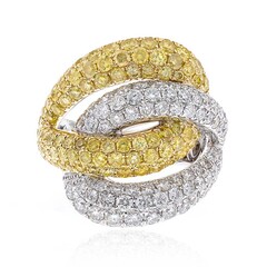 Bague en or et Diamant SI2 jaune (CIRARI)