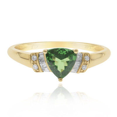 Bague en or et Grenat Tsavorite AAA (CIRARI)