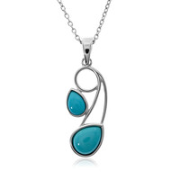 Collier en argent et Turquoise Sleeping Beauty