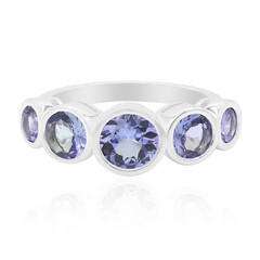 Bague en argent et Tanzanite non chauffée