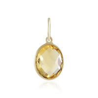 Pendentif en or et Citrine