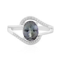 Bague en argent et Tanzanite non chauffée