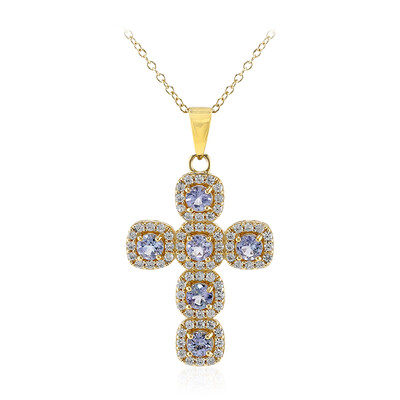 Collier en argent et Tanzanite