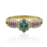 Bague en or et Grandidierite (AMAYANI)