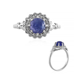 Bague en argent et Tanzanite
