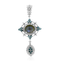 Pendentif en argent et Labradorite (Dallas Prince Designs)