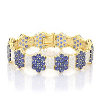 Bracelet en or et Saphir d'Éthiopie (AMAYANI)