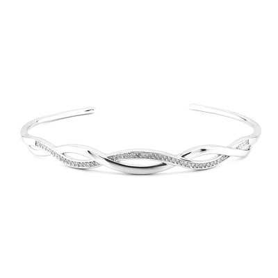 Bracelet en argent et Diamant I3 (I)