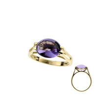 Bague en or et Améthyste