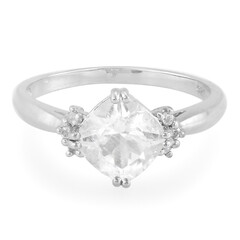 Bague en argent et Goshénite