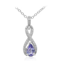 Collier en argent et Tanzanite