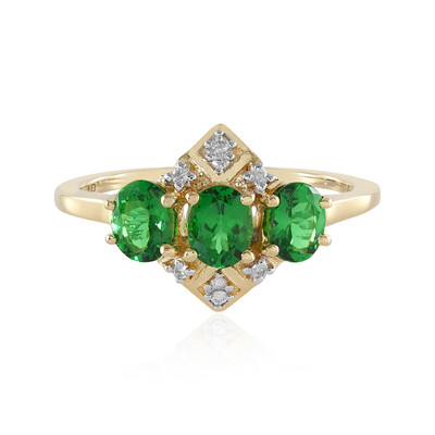 Bague en or et Grenat Tsavorite