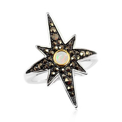 Bague en argent et Opale Welo