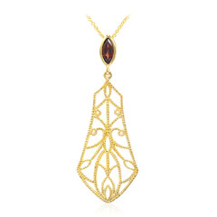 Collier en argent et Grenat du Mozambique