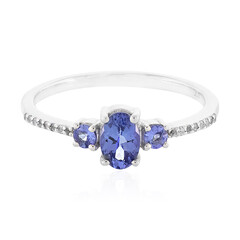 Bague en argent et Tanzanite