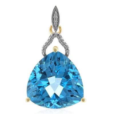 Pendentif en or et Topaze de Marambaia
