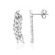 Boucles d'oreilles en argent et Topaze blanche