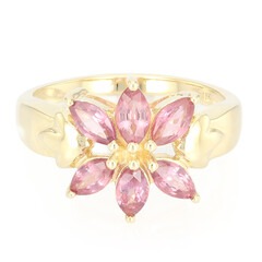 Bague en or et Saphir Padparadscha non chauffé (AMAYANI)