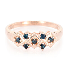 Bague en argent et Diamant fantaisie