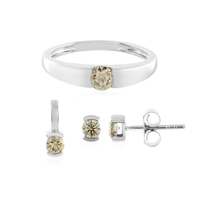 Bague en or et Diamant chocolat SI2