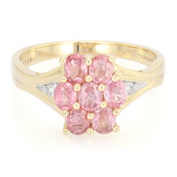 Bague en or et Saphir Padparadscha non chauffé (AMAYANI)