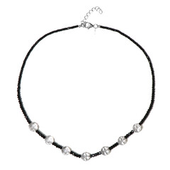 Collier en argent et Quartz blanc
