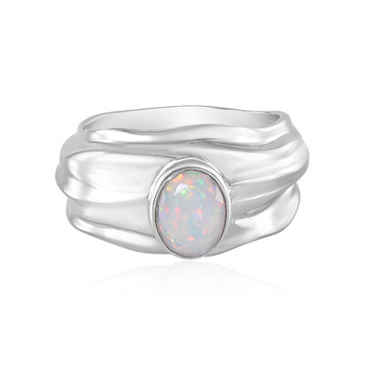 Bague en argent et Opale Welo (de Melo)