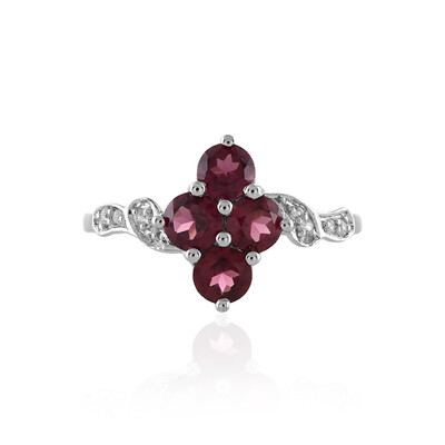 Bague en argent et Grenat Rhodolite