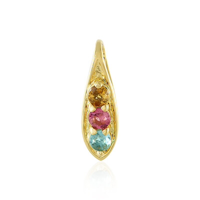 Pendentif en argent et Tourmaline