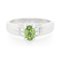 Bague en argent et Apatite de Russie