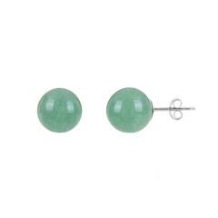 Boucles d'oreilles en argent et Aventurine