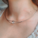 Collier en argent et Quartz blanc (TPC)