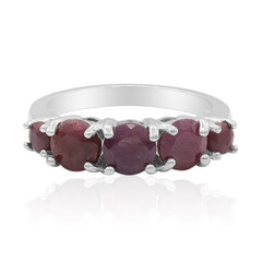 Bague en argent et Rubis