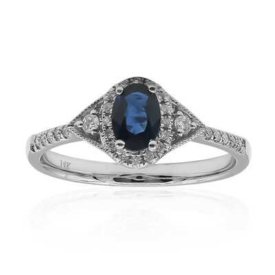Bague en or et Saphir de Ceylan (CIRARI)