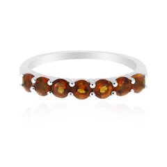 Bague en argent et Citrine Madère