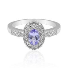 Bague en argent et Tanzanite