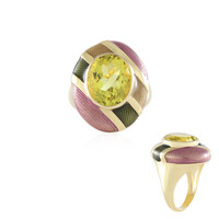 Bague en argent et Quartz citron (Adela Silber)