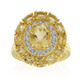 Bague en argent et Citrine