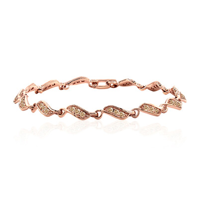 Bracelet en or et Diamant rose de France SI1 d'Argyle  (Annette)